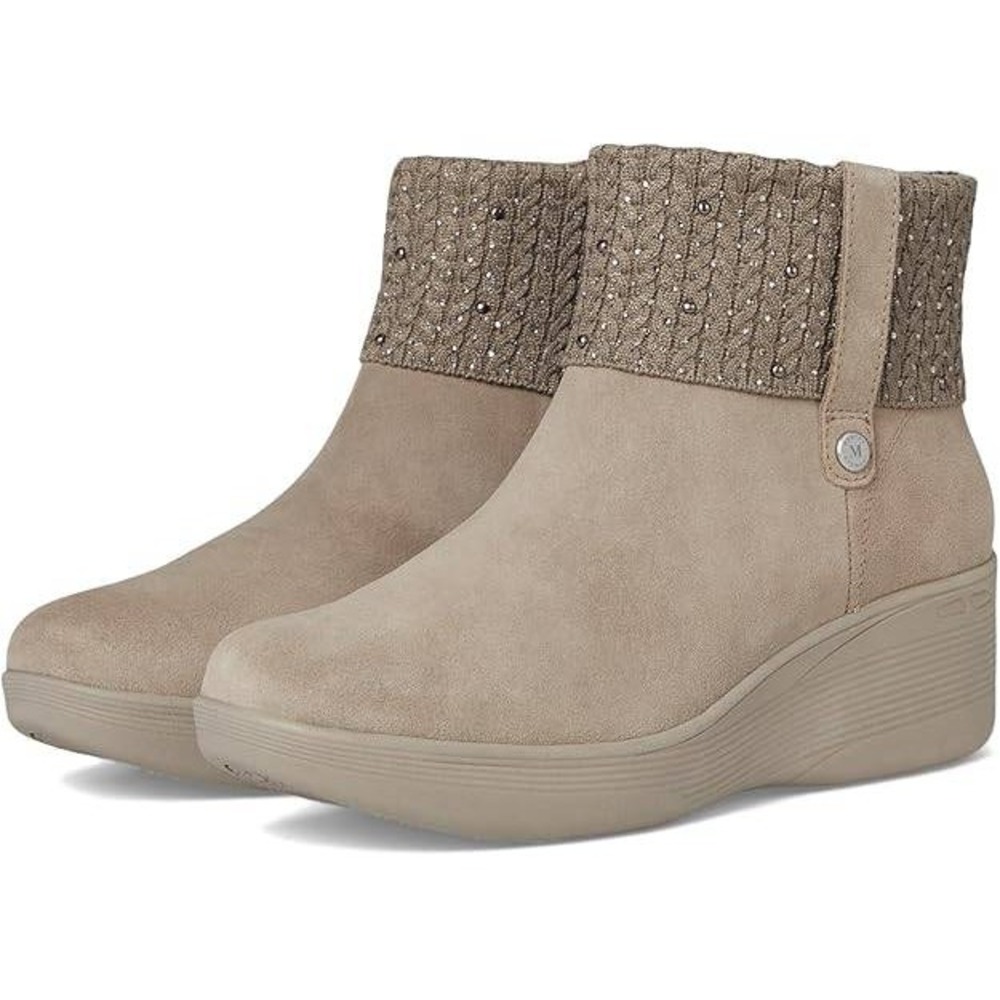 Skechers X Marth Stewart Women's Taupe Pier Lite Stunner Hands Free Slip in Boot